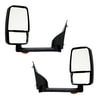 Velvac 714554 Door Mirror 2020 Deluxe Series Door Mirror - Black, 102" Body Width, Deluxe Head, Driver and Passenger Side