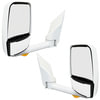 Velvac 714583 Door Mirror 2020 Deluxe Series Door Mirror - White, 96" Body Width, Deluxe Head