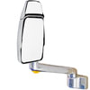 Velvac 714685 Door Mirror 2030 Series Door Mirror - Chrome, 12" Radius Base, 10" Lighted Arm, Driver Side