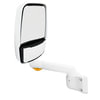 Velvac 714757 Door Mirror 2030 Series Door Mirror - White, 7" Radius Base, 14" Lighted Arm, Deluxe Head, Driver Side