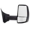 Velvac 715906 Door Mirror 2020XG Series Door Mirror - Black, 96" Body Width, Passenger Side