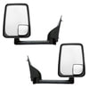 Velvac 715401 Door Mirror 2020 Standard Door Mirror - Black, 86" Body Width, Standard Head, Driver and Passenger Side