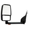 Velvac 715441 Door Mirror 2020 Deluxe Series Door Mirror - Black, 102" Body Width, Deluxe Head, Driver Side