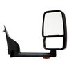 Velvac 715442 Door Mirror 2020 Deluxe Series Door Mirror - Black, 102" Body Width, Deluxe Head, Passenger Side