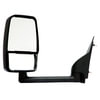 Velvac 715451 Door Mirror 2020 Deluxe Series Door Mirror - Black, 96" Body Width, Deluxe Head, Driver Side