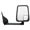 Velvac 715468 Door Mirror 2020 Standard Door Mirror - Black, 102" Body Width, 17.50" Arm, Standard Head, Passenger Side