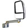 Velvac 715472 Door Mirror 2030 Series Door Mirror - Chrome, 9" Radius Base, 17" Lighted Arm, Deluxe Head, Passenger Side
