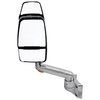 Velvac 715549 Door Mirror 2030 Series Door Mirror - Chrome, 9" Radius Base, 10" Lighted Arm, Deluxe Head, Driver Side