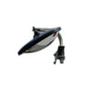 Velvac 716901 Crossview Mirror Assembly Crossview Mirror Assembly - 10" K-10 Eyeball Convex with Bracket, Stainless Steel