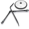 Velvac 716908 Crossview Mirror Assembly Crossview Mirror Assembly - 8.5" K-10 Eyeball Convex Mirror Head with Bracket,