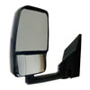 Velvac 717441 Door Mirror 2020 Standard Door Mirror - Black, 102" Body Width, 17.50" Arm, Standard Head