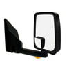 Velvac 717442 Door Mirror 2020 Standard Door Mirror - Black, 102" Body Width, 17.50" Arm, Standard Head, Passenger Side