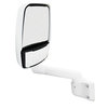 Velvac 716131 Door Mirror 2030 Series Door Mirror - White, 10" Arm, Deluxe Head, Driver Side
