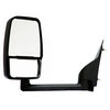 Velvac 718759 Door Mirror 2020SS Deluxe Door Mirror - Black, 102" Body Width, Deluxe Head, Driver Side
