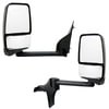 Velvac 719295 Door Mirror 2020SS Deluxe Door Mirror - Black, 96" Body Width, Deluxe Head, Driver and Passenger Side