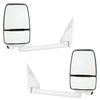 Velvac 719356 Door Mirror 2020 Deluxe Series Door Mirror - White, 102" Body Width, Deluxe Head, Driver and Passenger Side