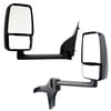Velvac 718515 Door Mirror 2020SS Deluxe Door Mirror - Black, 96" Body Width, Deluxe Head, Driver and Passenger Side
