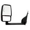 Velvac 728741 Door Mirror 2020SS Deluxe Door Mirror - Black, 93" Body Width, Deluxe Head, Driver Side