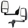 Velvac 728521 Door Mirror 2020SS Deluxe Door Mirror - Black, 96" Body Width, Deluxe Head, Driver and Passenger Side