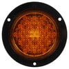 Truck-Lite 44227Y Turn Signal Light Super 44 Turn Signal Light - LED, Yellow Round Lens, 42 Diode, Flange Mount, 12V