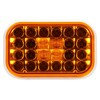Truck-Lite 4550A Turn Signal Light Signal-Stat Turn Signal Light - LED, Yellow Rectangular Lens, 24 Diode, Grommet Mount, 12V