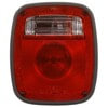 Truck-Lite 5014Y102 Interior Light Signal-Stat Combination Light Assembly - Incandescent, Red/Clear Polycarbonate Lens, 3