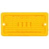 Truck-Lite 9371A Marker Light Lens Signal-Stat Marker Light Lens - Rectangular, Yellow, Acrylic, 2 Screw Mount
