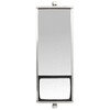 97633 by TRUCK-LITE - Door Mirror - 25-40 x 8 in., Silver 430 Bright Stainless Steel, Wide Angle