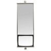 Truck-Lite 97634 Door Mirror Door Mirror - 6 x 16 in., Silver 430 Bright Stainless Steel, Wide Angle