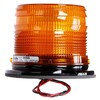Truck-Lite 6600A Beacon Light Signal-Stat Beacon Light - Gas Discharge, Low Profile Beacon, Yellow Lens, Permanent Mount/Pipe