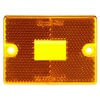 Truck-Lite 8947A Marker Light Lens Signal-Stat Marker Light Lens - Rectangular, Yellow, Acrylic, 2 Screw Mount