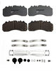 Torqstop 23D1203 Disc Brake Pad Set Disc Brake Pad Set - with Hardware, FMSI No. D1203-8323, 23K GAWR