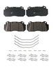 23D1312 by TORQSTOP - Disc Brake Pad Set - with Hardware, FMSI No. D1312-8427, 23K GAWR