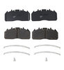 Torqstop 23D1323 Disc Brake Pad Set Disc Brake Pad Set - with Hardware, FMSI No. D1323-8435, 23K GAWR
