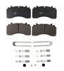 Torqstop 23D1777.1 Disc Brake Pad Set Disc Brake Pad Set - with Hardware, FMSI No. D1777-9007, 23K GAWR