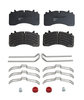 23D1777.2 by TORQSTOP - Disc Brake Pad Set - with Hardware, FMSI No. D1777, 23K GAWR
