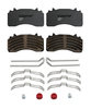 23D2061 by TORQSTOP - Disc Brake Pad Set - with Hardware, FMSI No. D2061-9294, 23K GAWR