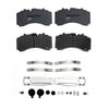 23D2252 by TORQSTOP - Disc Brake Pad Set - with Hardware, FMSI No. D2252-9490, 23K GAWR