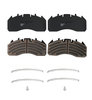 Torqstop 29D1311 Disc Brake Pad Set Disc Brake Pad Set - with Hardware, FMSI No. D1311-8426, 29K GAWR