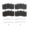 Torqstop 29D1370 Disc Brake Pad Set Disc Brake Pad Set - with Hardware, FMSI No. D1370-8470, 29K GAWR