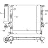 60623A by NISSENS - Radiator