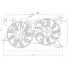 Nissens 85523 Engine Cooling Fan Assembly Engine Cooling Fan Assembly