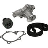 Gates TCKWP104A Engine Timing Belt Kit with Water Pump PowerGrip Premium Timing Component Kit with Water Pump (TCKWP)