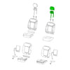 Mopar 6PB02DW1AA Headrest Headrest - Front, For 2011-2019 Dodge Journey