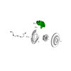 Mopar 68412368AB Disc Brake Caliper Disc Brake Caliper - Rear, Right, for 2019-2024 Ram/Jeep