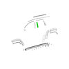 57010447AP by MOPAR - Body B-Pillar Finish Molding - Rear, Left, for 2017-2021 Jeep Grand Cherokee & 2022  Grand Cherokee WK