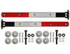 Betts Hd DF25PB-941 Mud Flap Hanger Mud Flap Hanger - Directflex, Vertical, 30.25 In., Powder Coated, High Carbon Spring