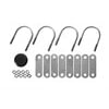 Betts Hd CS100H1 Fender Mounting Kit Fender Mounting U-Bolt Hardware Kit, Stainless Steel, includes (4) U-Bolts (8) Washer