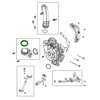 Mopar 68487031AA Turbocharger Oil Line O-Ring Turbocharger Oil Line O-Ring