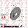 Zimmermann 285350820 Disc Brake Rotor COAT Z
